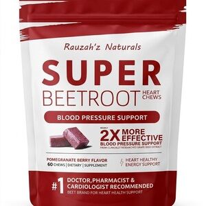 Rauzah'z Naturals Super Beetroot Heart Chews 60 count